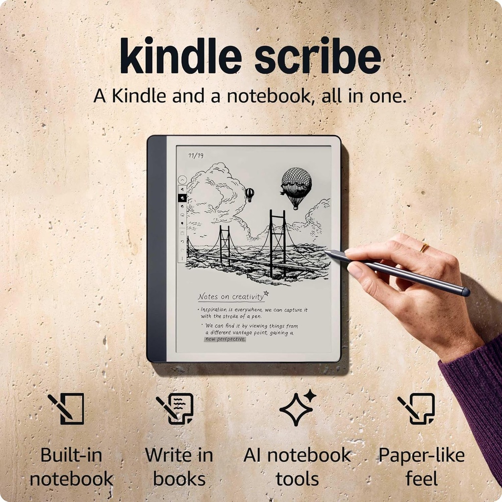 Amazon Kindle Scribe 2025 (64GB) Includes Premium Pen